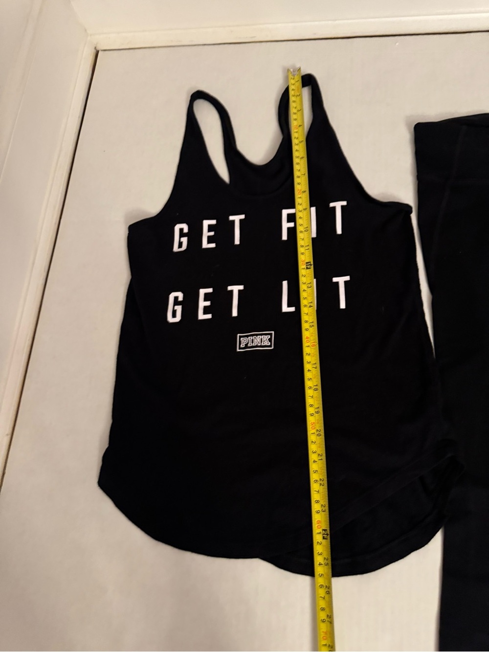 Victoria’s Secret PINK Tank + GapFit Leggings Workout Set - Size XS - Picture 5 of 9